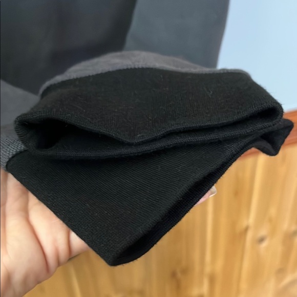 Men's Grey & Black Long Sleeve Polo - Picture 3 of 9